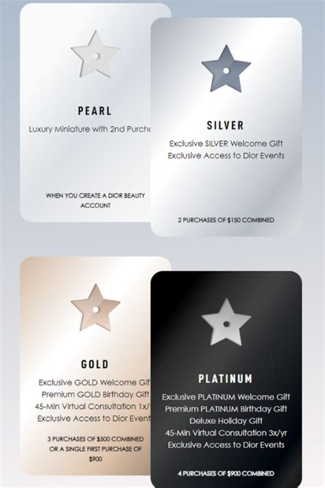 dior silver loyalty gift|dior gold rewards.